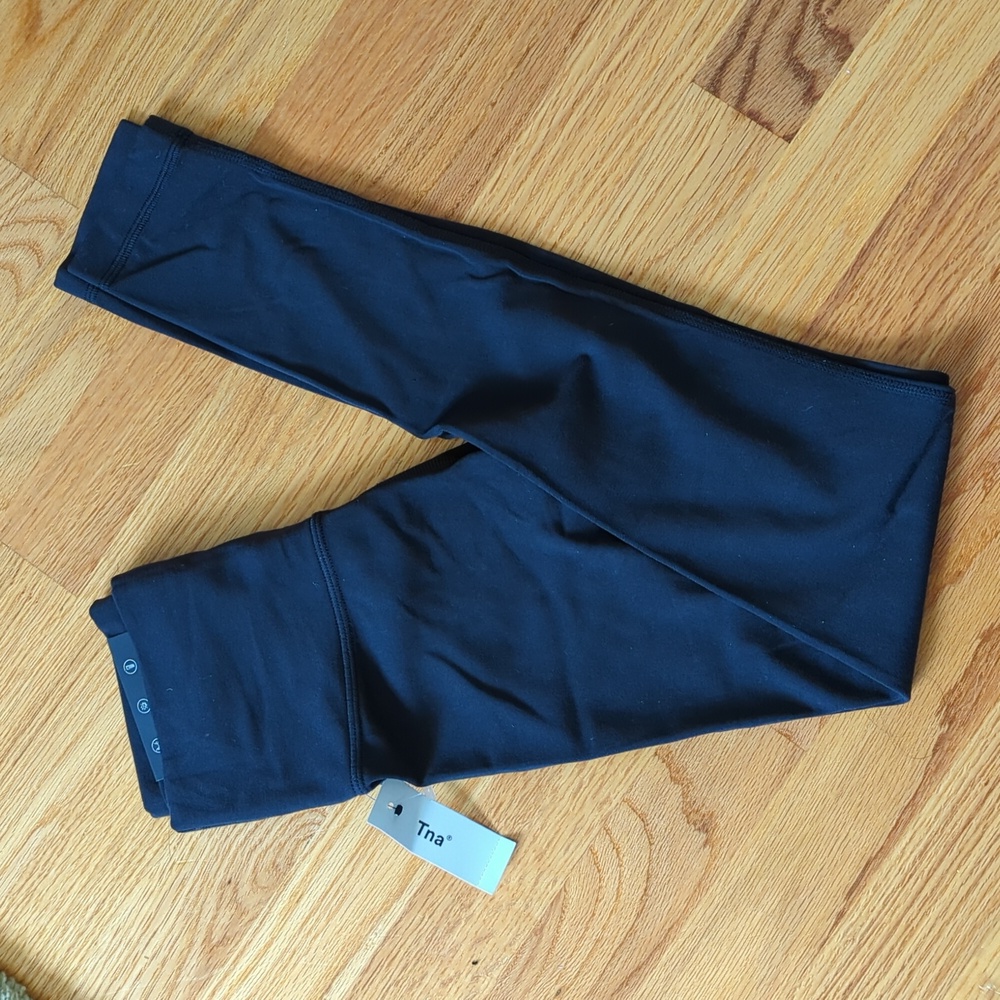 TNA Butter Black high rise leggings